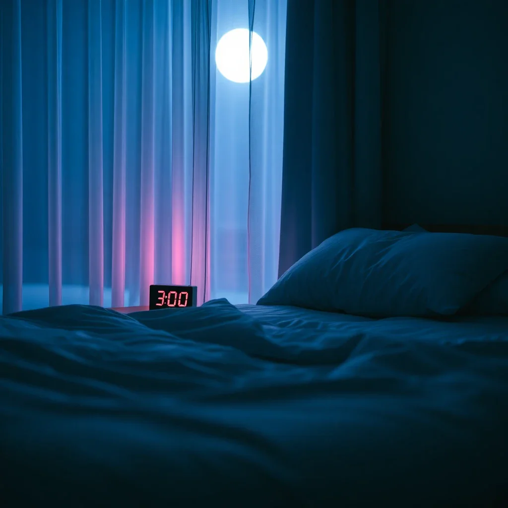 se reveiller la nuit a la meme heure