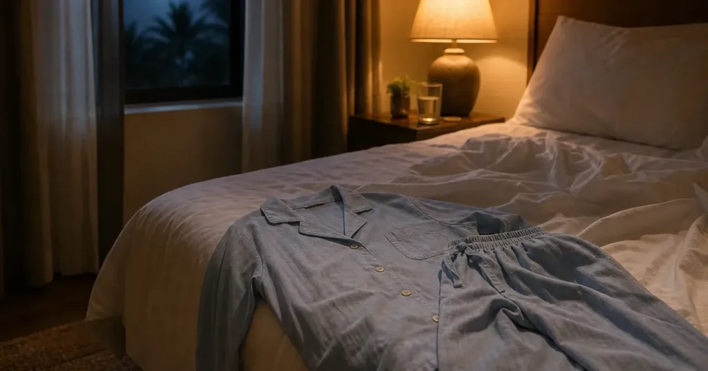 Pyjama léger ou peau nue