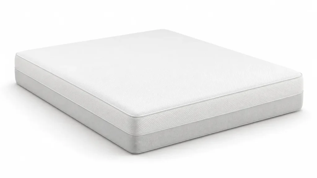 Matelas Bellecour 3.0, hybride ressorts ensachés et mémoire de forme, 30 cm, vue de trois quarts