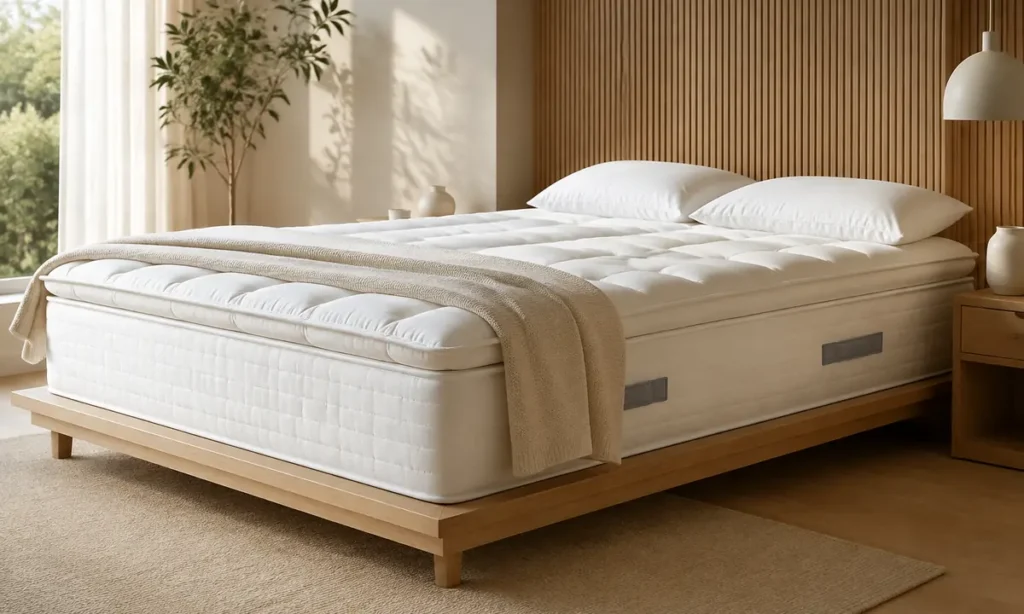 Matelas Hypnia Bien-etre Supreme de 30 cm avec surmatelas integre