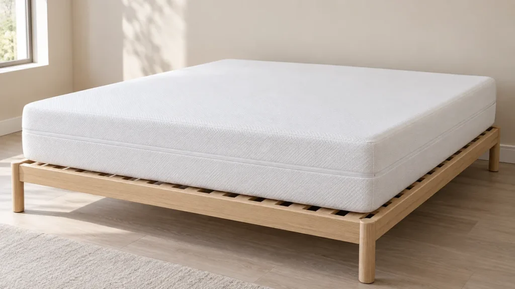 Matelas Hypnia Confort Premium en mousse, 25 cm, vue de trois quarts