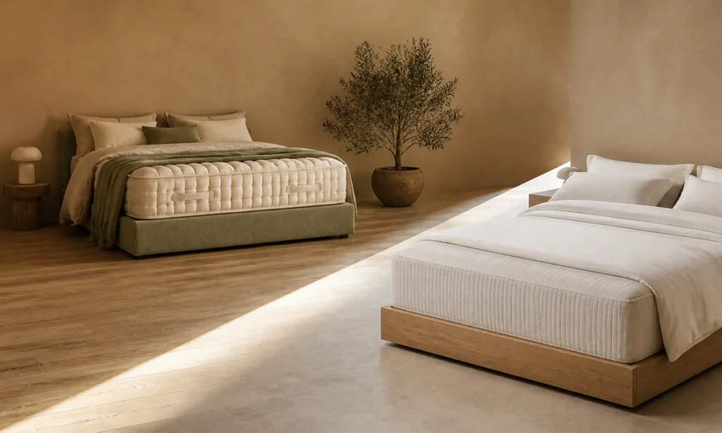 Matelas Tediber ou Emma : deux matelas premium comparés côte à côte