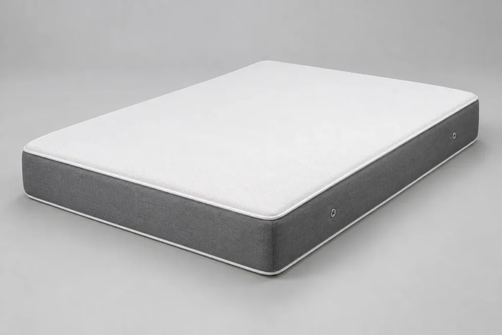 Matelas Merinos Cosy Lit extra ferme à ressorts ensachés, 25 cm, vue de trois quarts