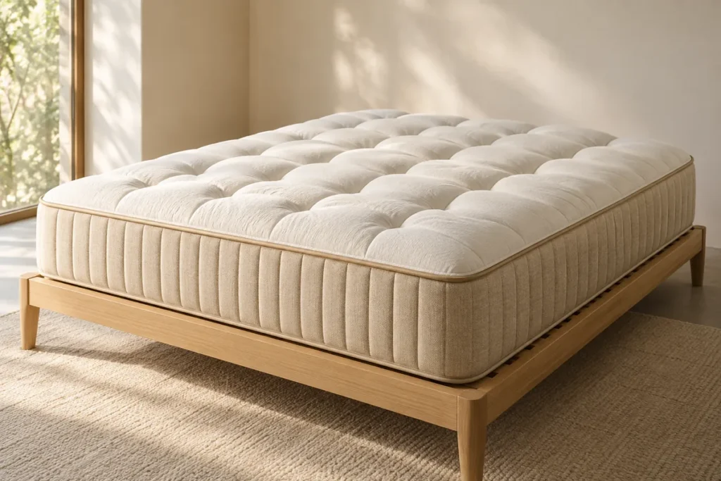 Matelas Naturalex Luxury en mousse, 30 cm, vue de trois quarts