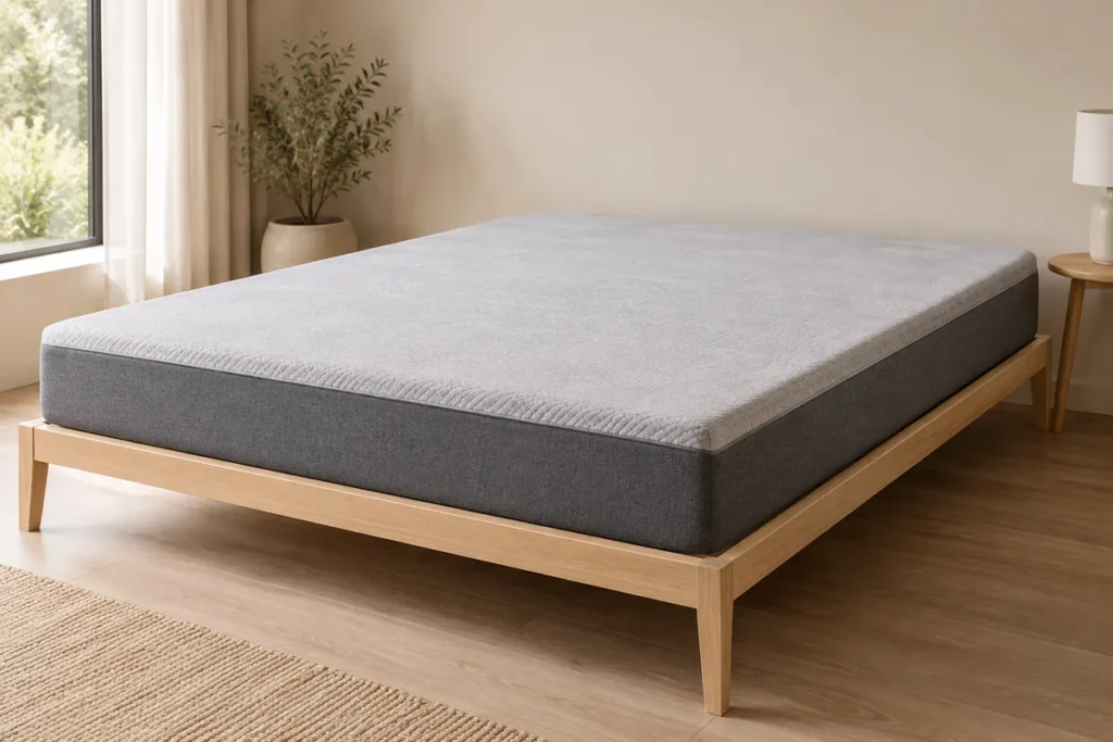 Matelas Naturalex Titanium en mousse, vue de trois quarts