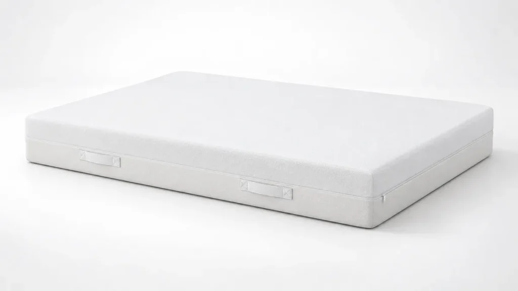 Matelas Percko Mousse à mémoire de forme, 25 cm, vue de trois quarts