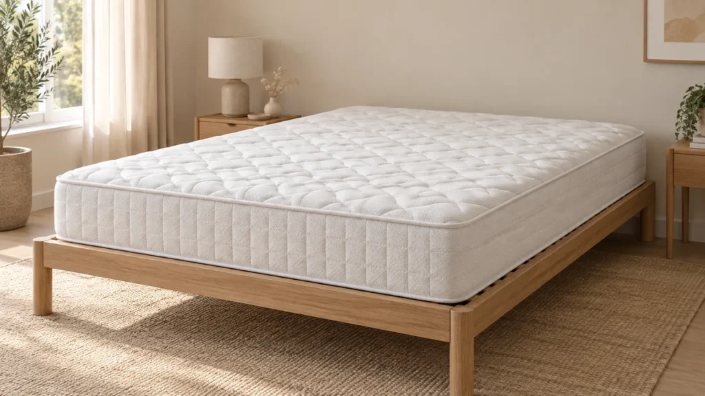Matelas Tempur One en matériau TEMPUR, vue de trois quarts
