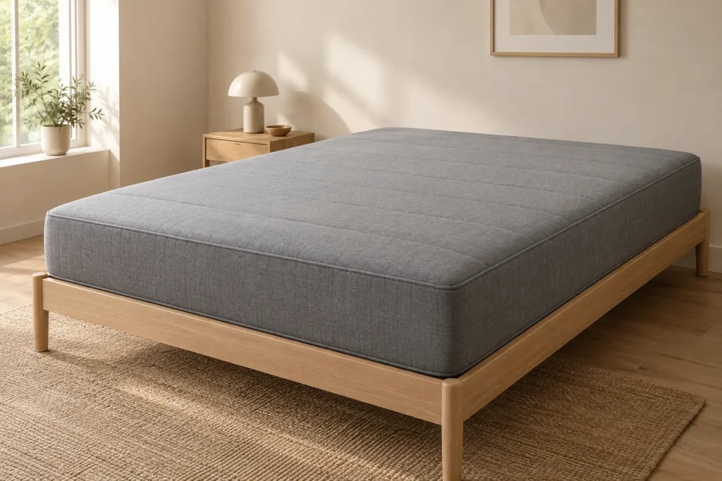 Matelas Tempur Prima en matériau TEMPUR, 21 cm, vue de trois quarts
